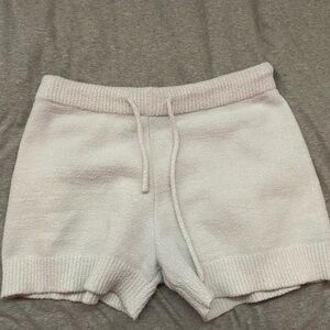 Women's White Soft Shorts